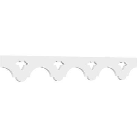 Ekena Millwork Davenport Architectural Grade PVC Running Trim, 6"H x 5/8"P x 48"L RUNP06X0625X48DVN